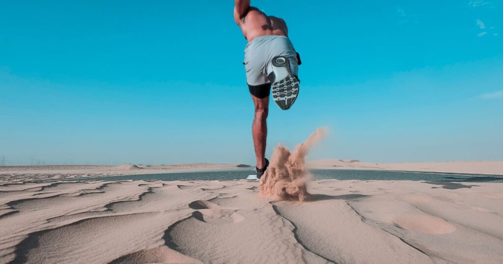 新たな一歩を踏み出すランナー