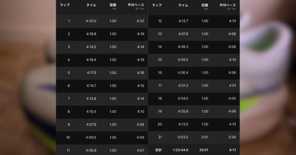 実走レビューの画像