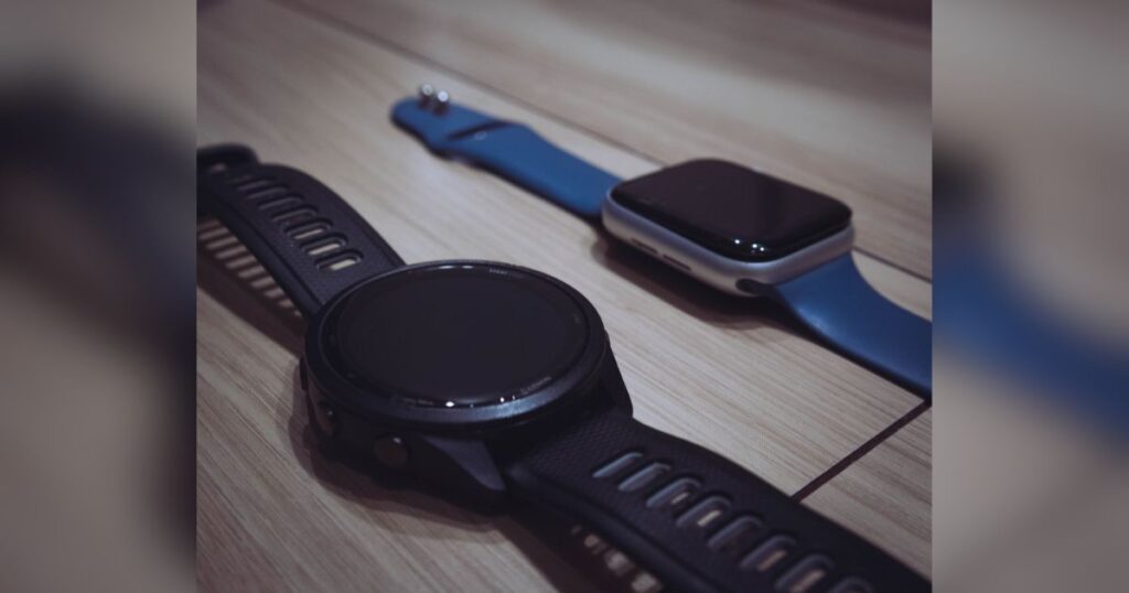 GarminとApple Watchの比較画像