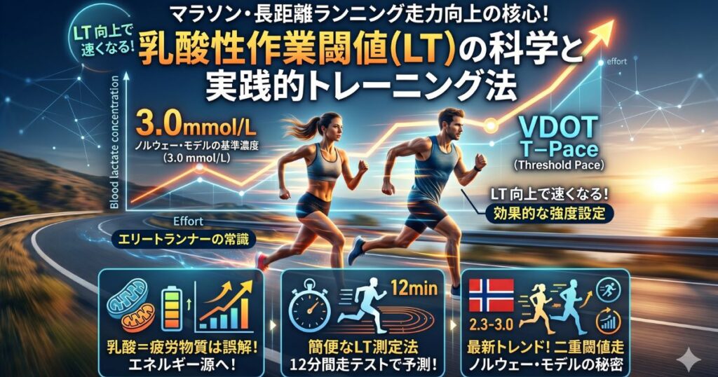 乳酸閾値トレーニングのトレーニングの画像