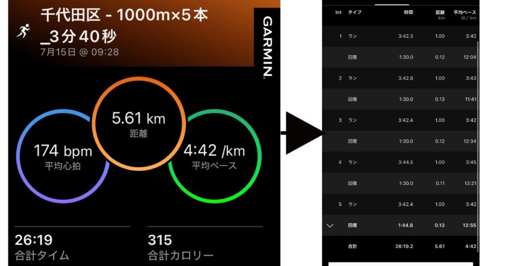 Garminデータ